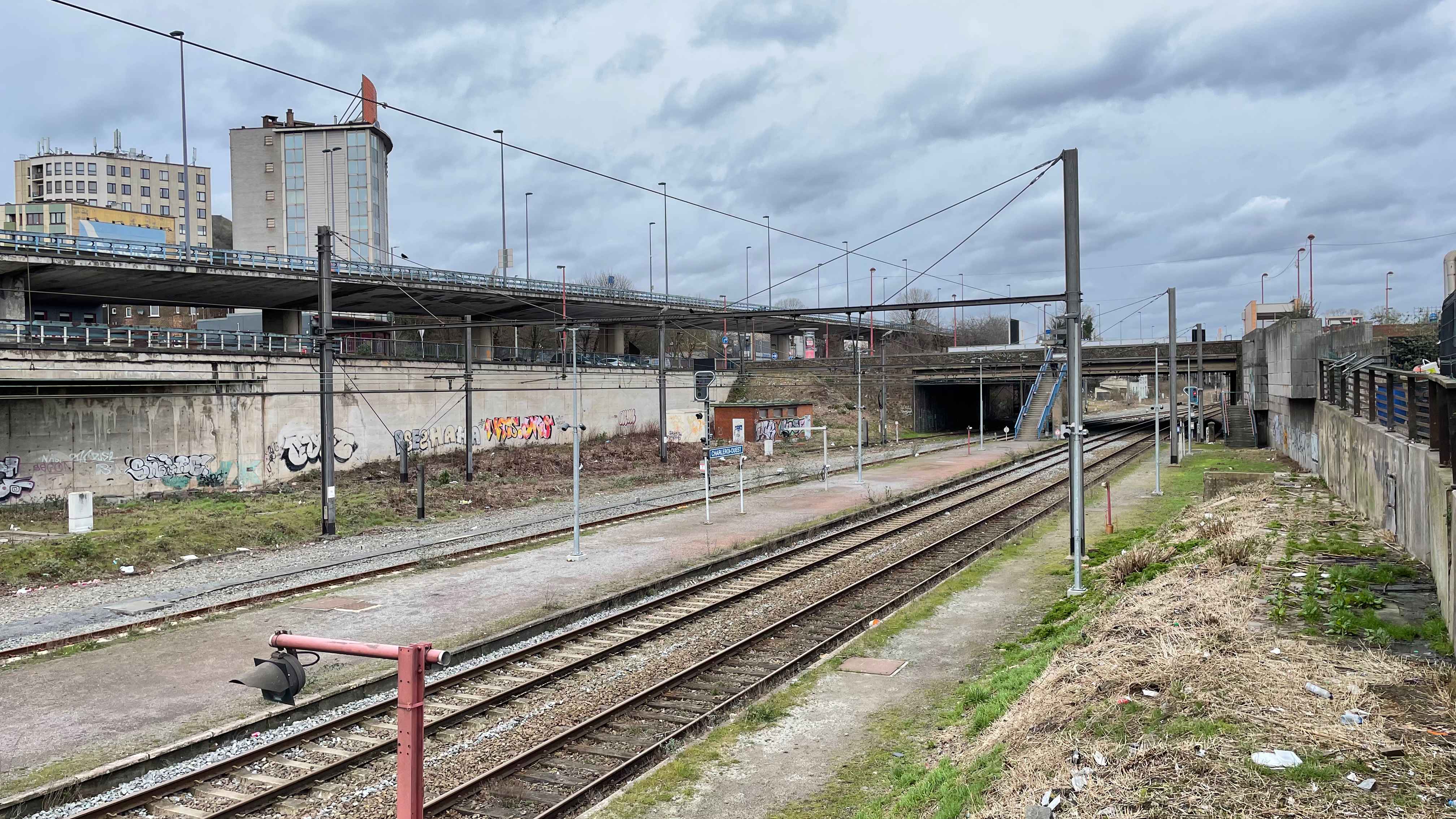 Une demande pour déplacer la gare de Charleroi Ouest