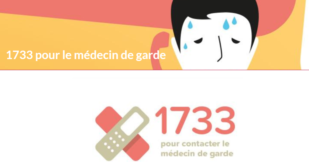 1733 : le numéro unique pour consulter un médecin de garde | Télésambre