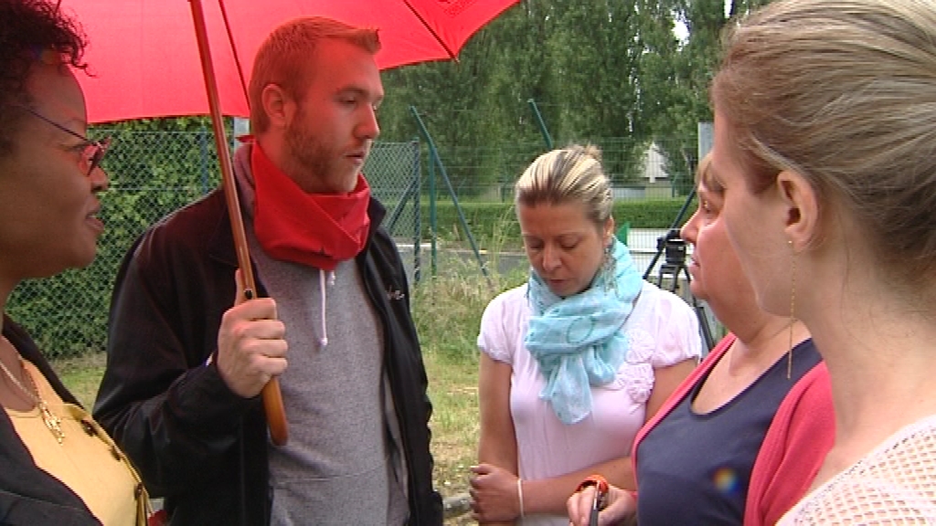 Les employés de Fedasil étaient à l'arrêt aujourd'hui