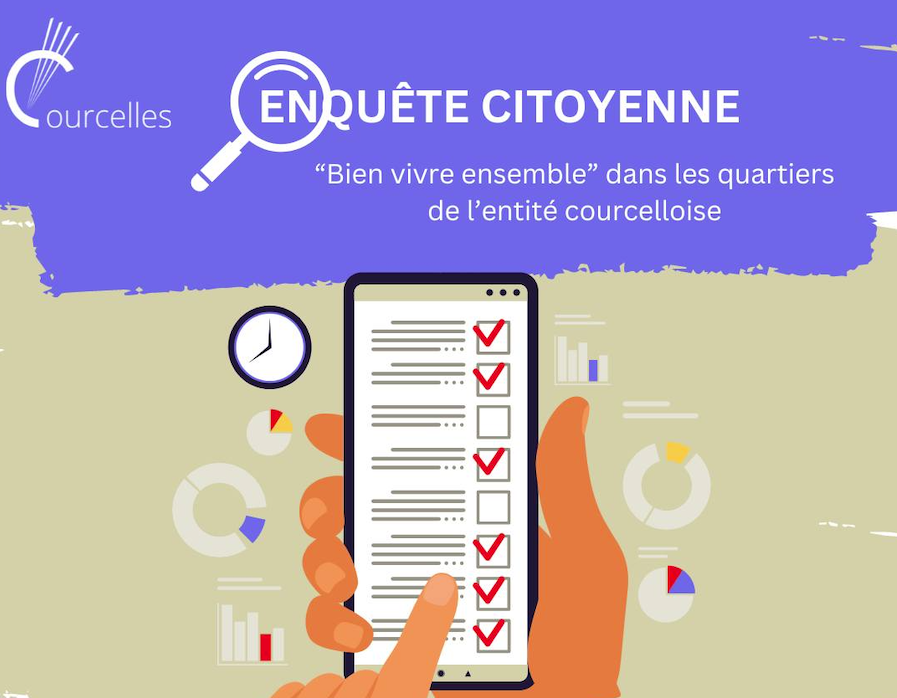 Courcelles lance une enquête pour améliorer le "bien-vivre ensemble"