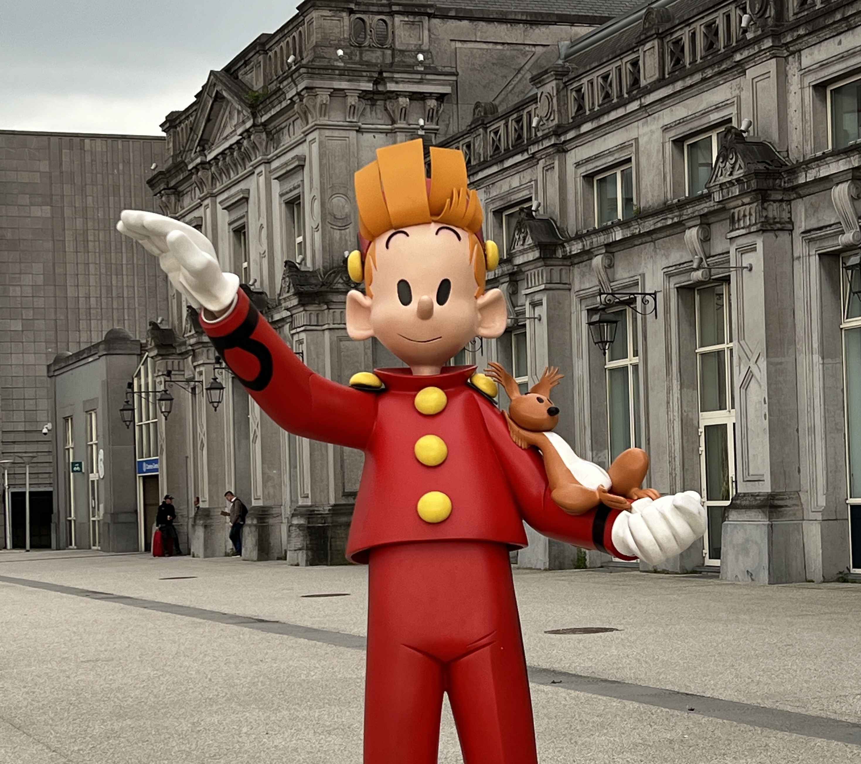 La Ville de Charleroi va porter plainte après la dégradation de sa statue Spirou