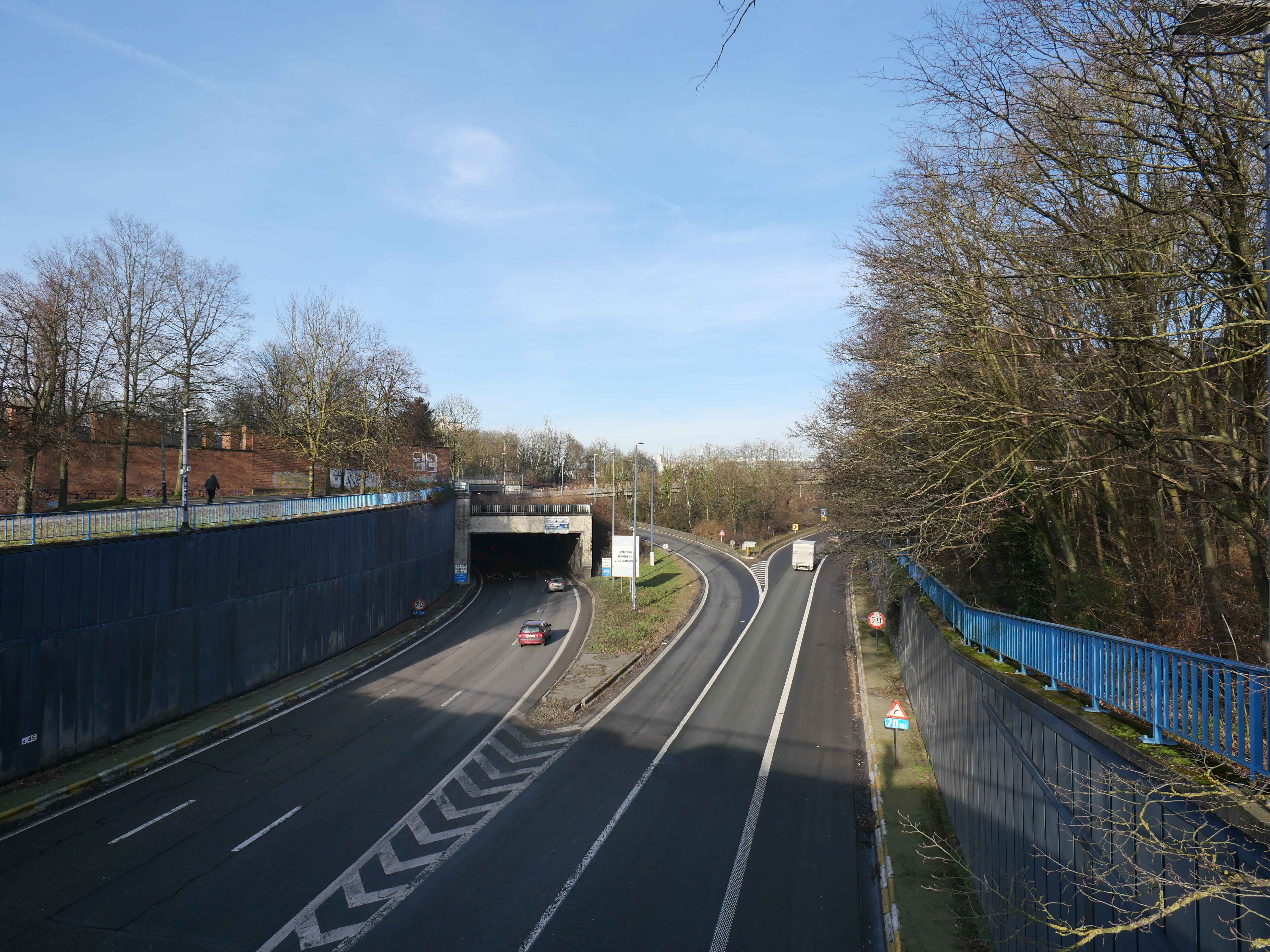 Différents chantiers en préparation pour le ring de Charleroi