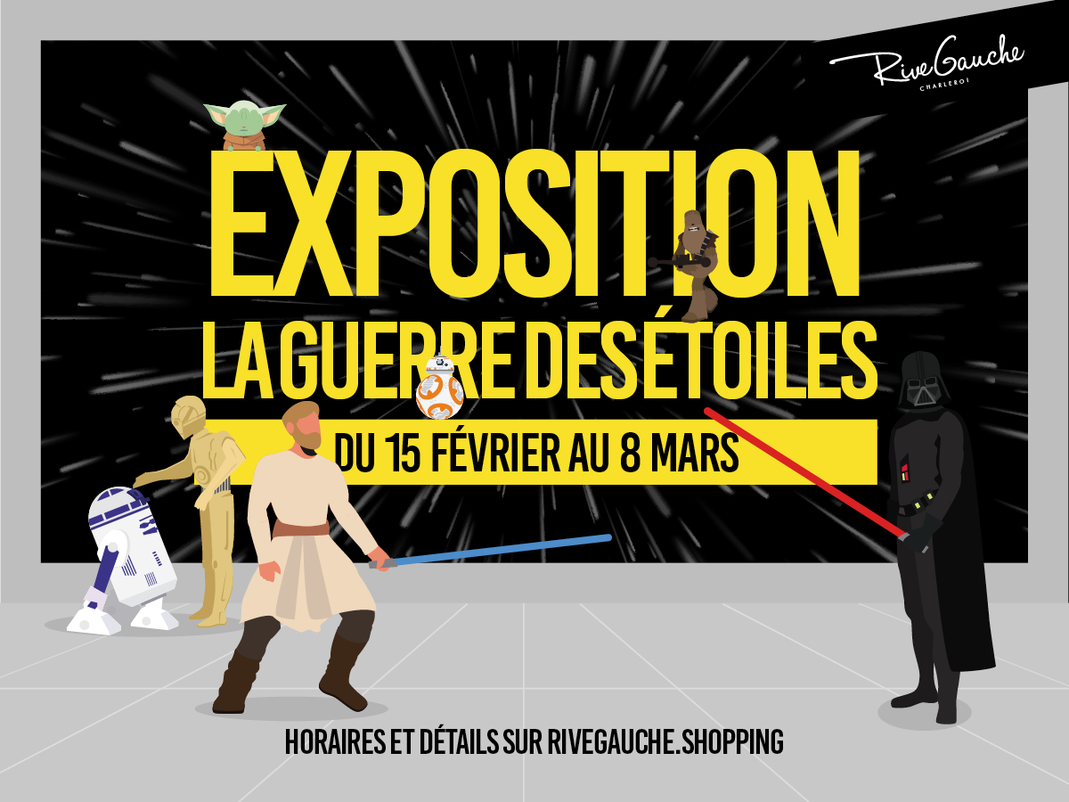 Une exposition sur la Guerre des Etoiles est à découvrir à Rive Gauche