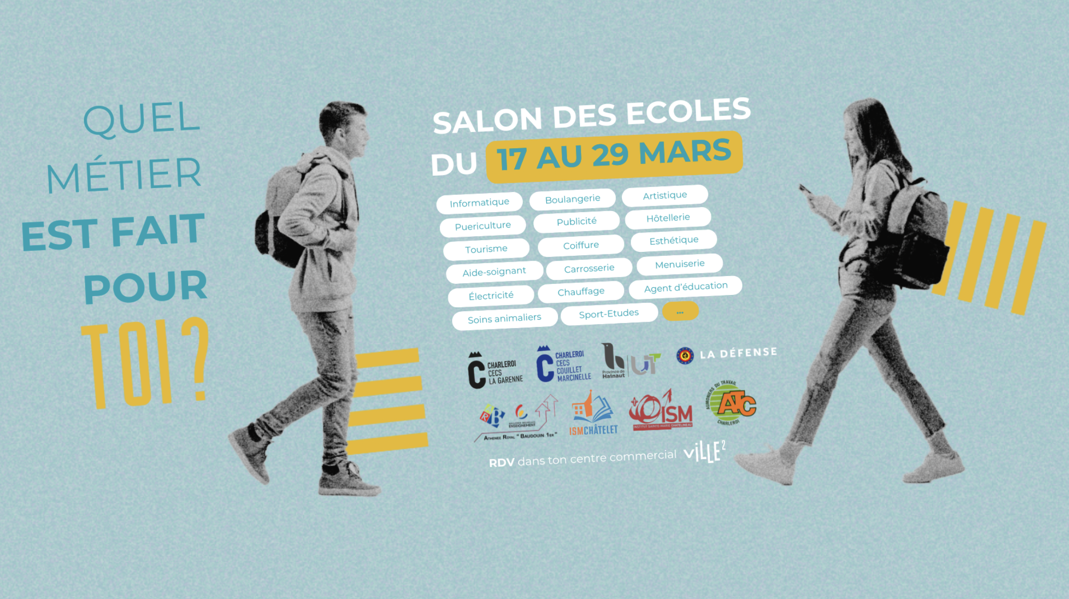 Le salon des écoles est présent depuis ce lundi à Ville 2