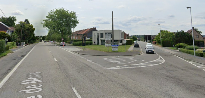 Erquelinnes: début d'un chantier sur la route de Mons