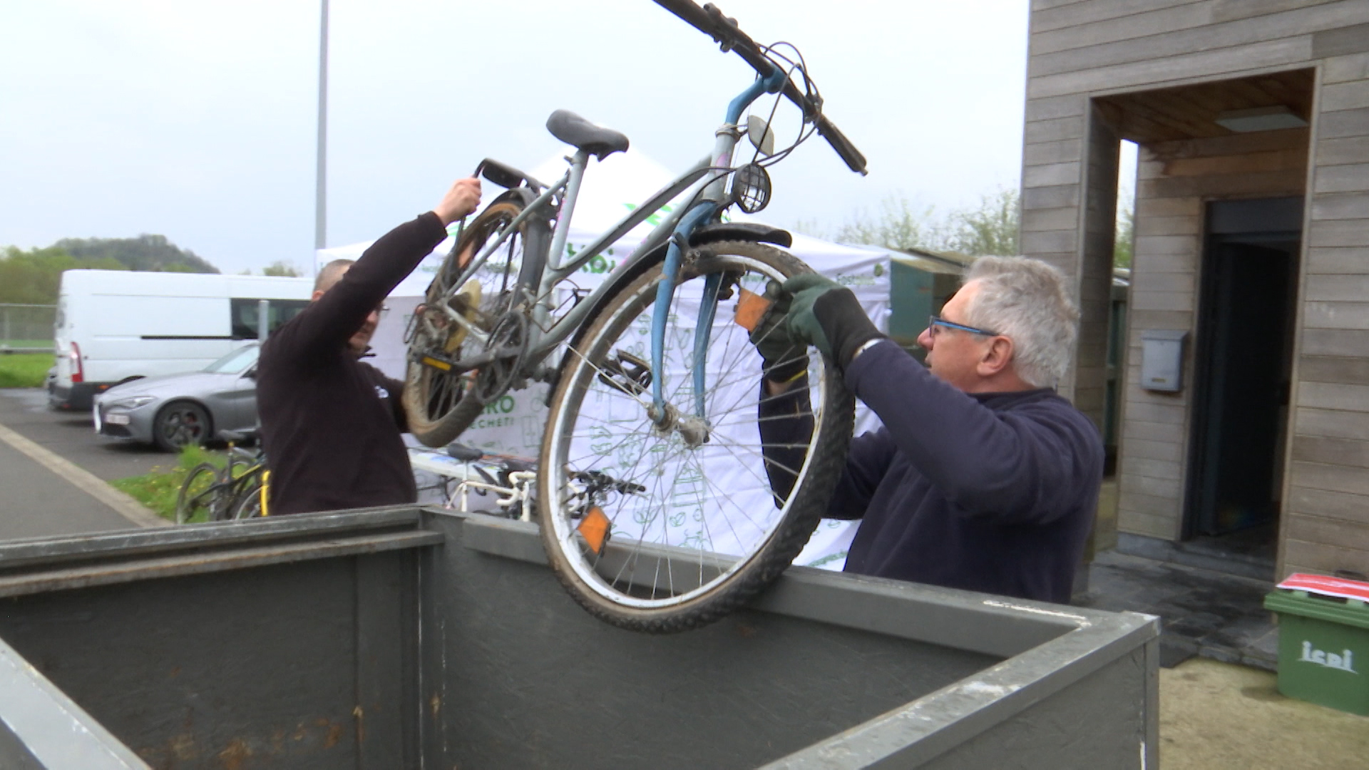 Grande collecte de vélos dans les recyparcs wallons le 19 avril
