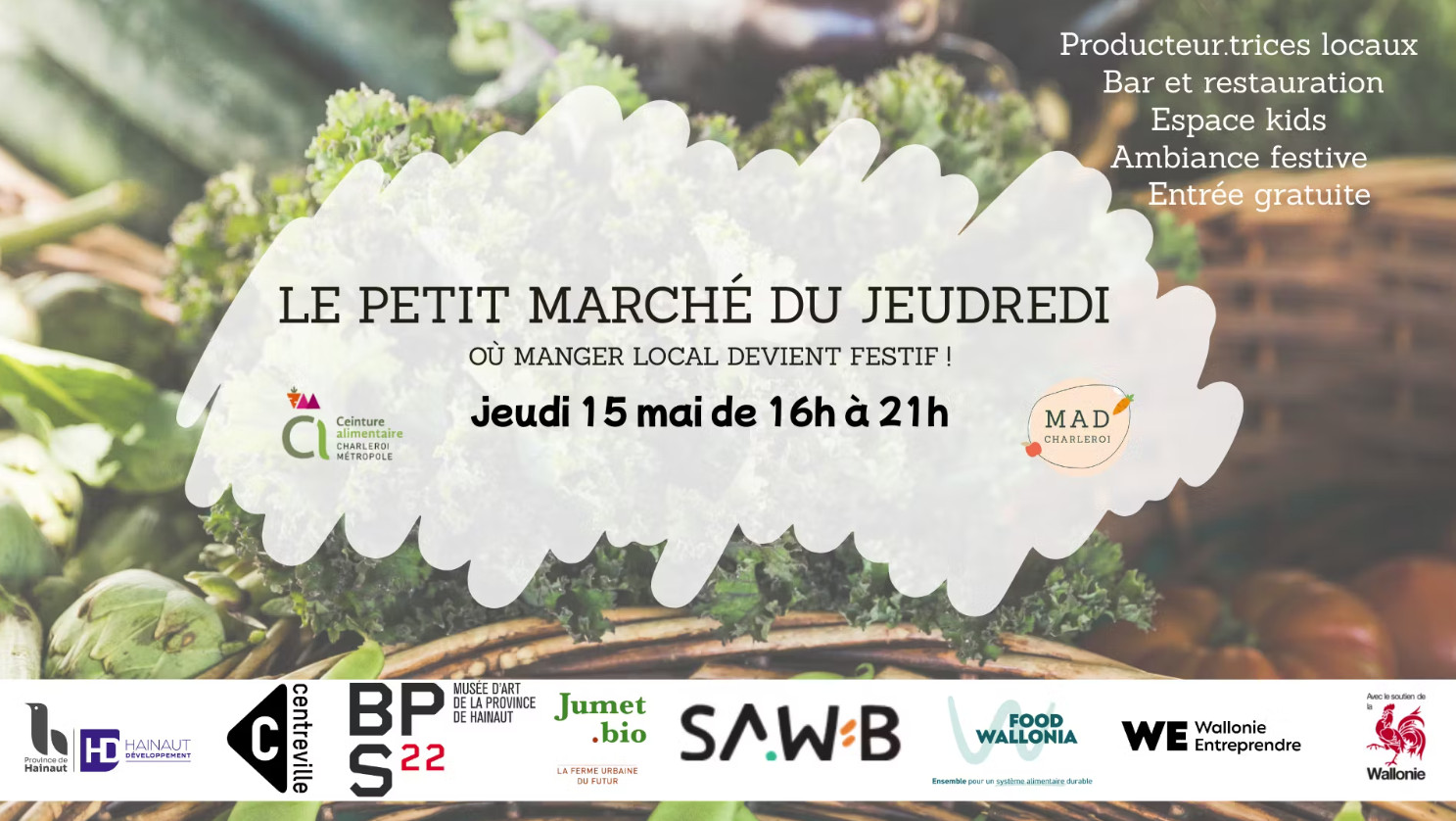 Le "Petit marché du Jeudredi" voit le jour à Charleroi
