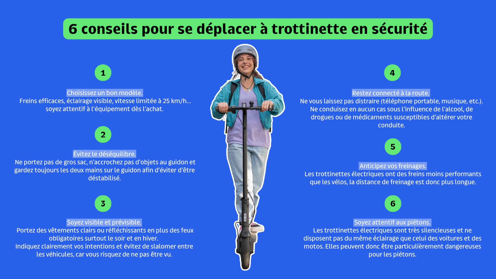 Pourquoi il y a plus d'accidents de Trottinette l'été