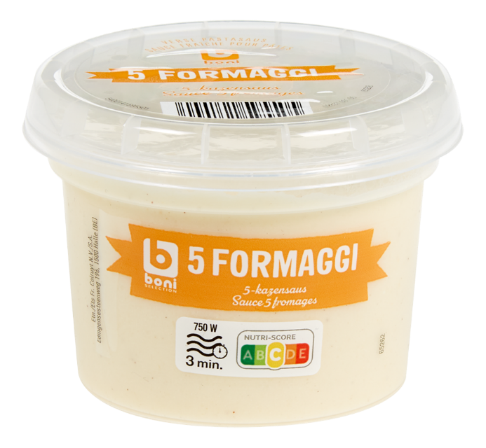 Le groupe Colruyt élargit son rappel d'une sauce 5 fromages Boni