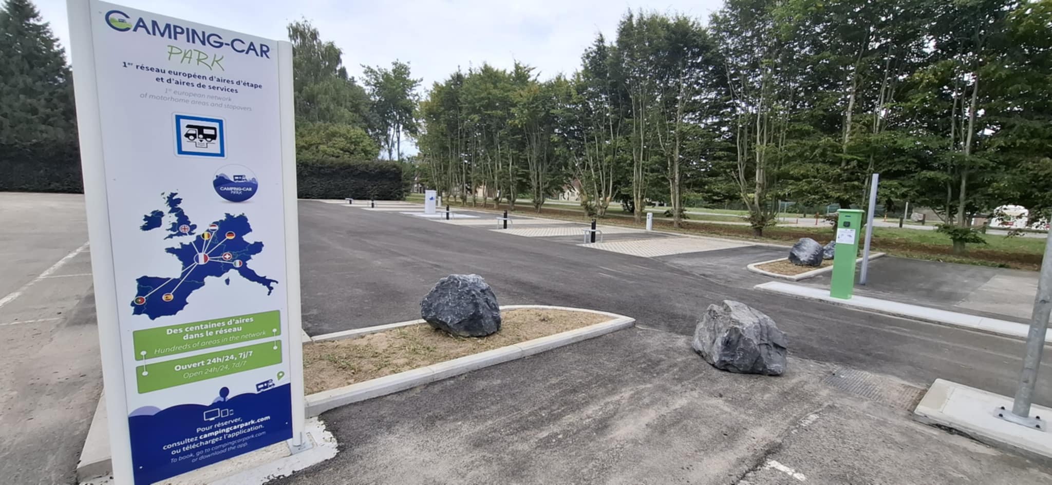 Ouverture d’une aire pour motor-homes à Erquelinnes