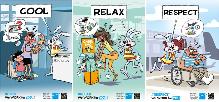 L'aéroport de Charleroi sensibilise aux agressions subies par son personnel