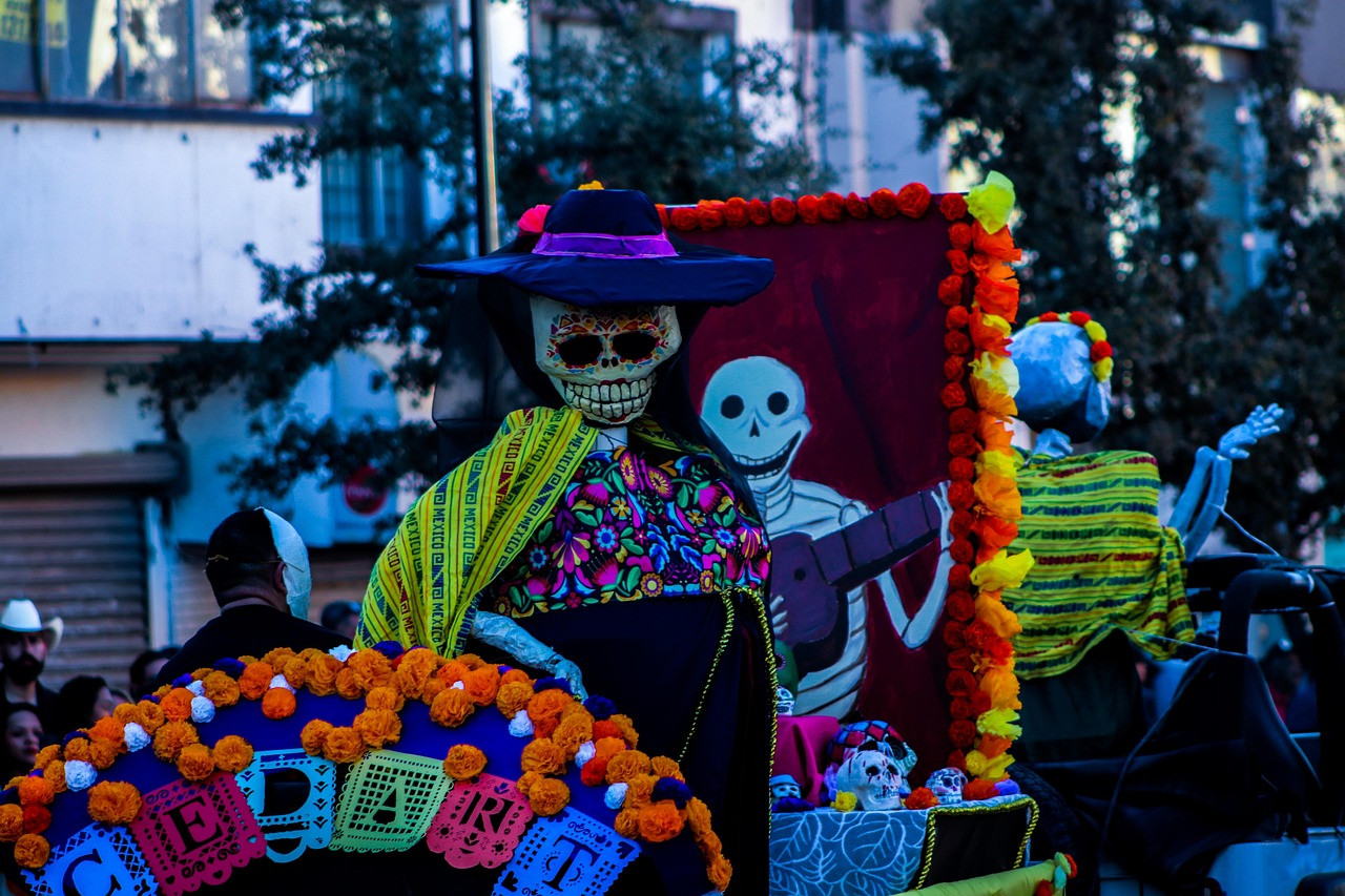 Courcelles célèbre Halloween sous les couleurs du Día de los Muertos