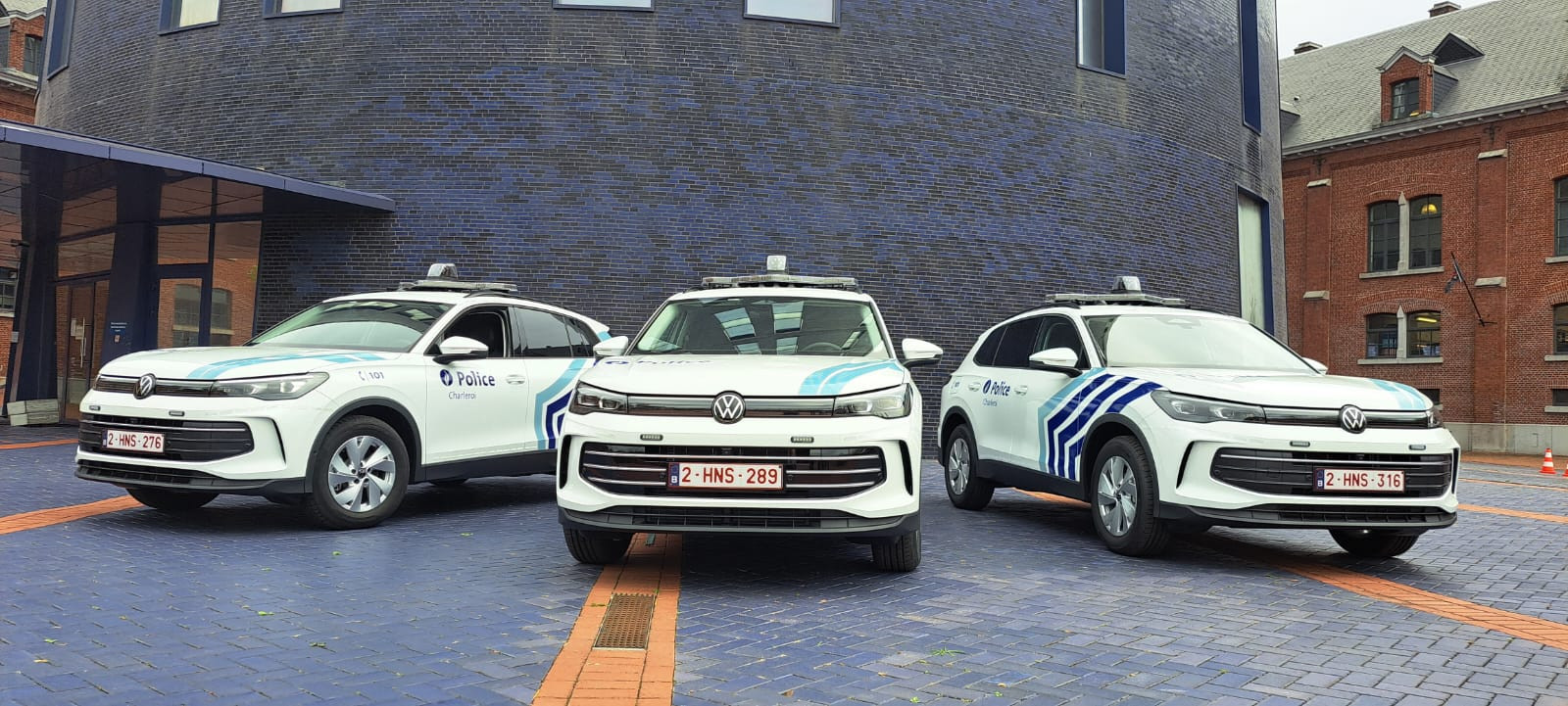 Huit nouveaux véhicules s'ajoutent à la flotte de la Police de Charleroi