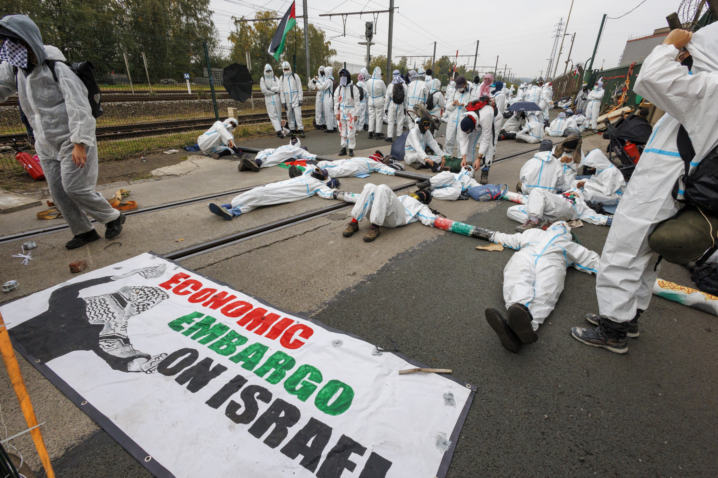 90 personnes arrêtées suite au blocage du site Industeel à Marchienne-au-Pont