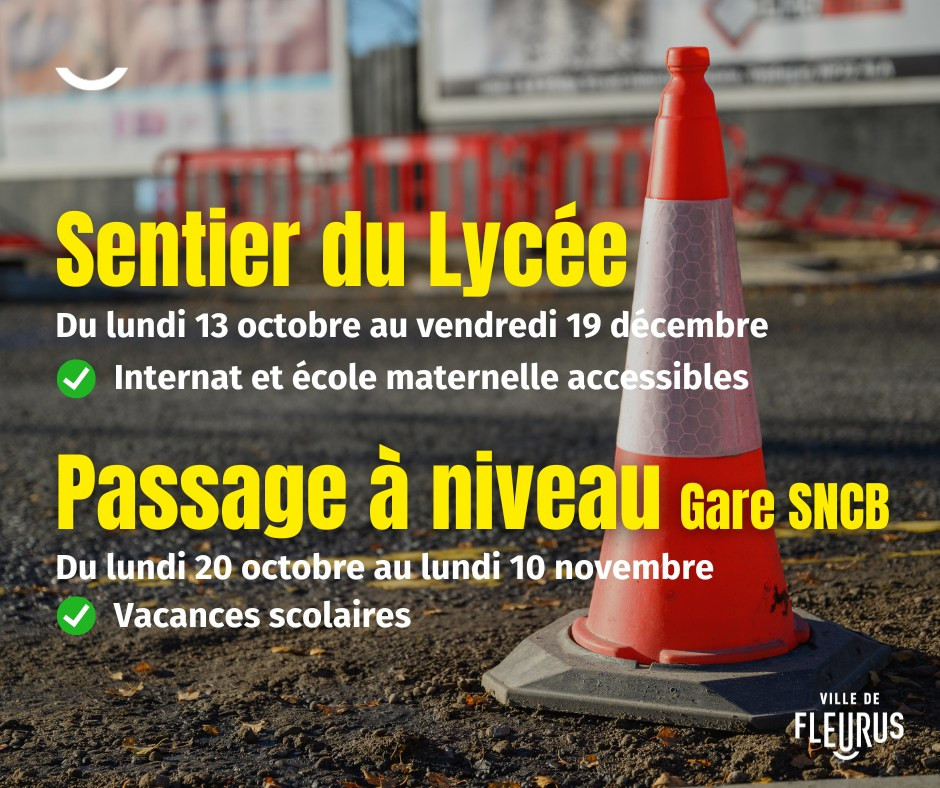 Fleurus: Nouvelles étapes-clés dans les chantiers en centre-ville