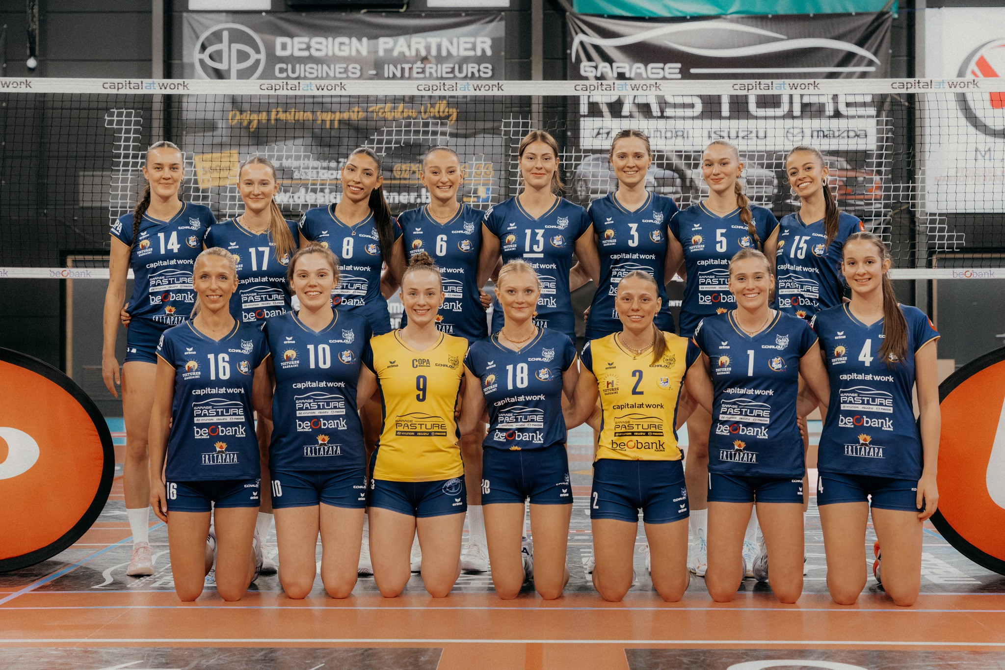 Coupe de Belgique de volley féminin : Tchalou et Roulers B complètent les quarts de finale