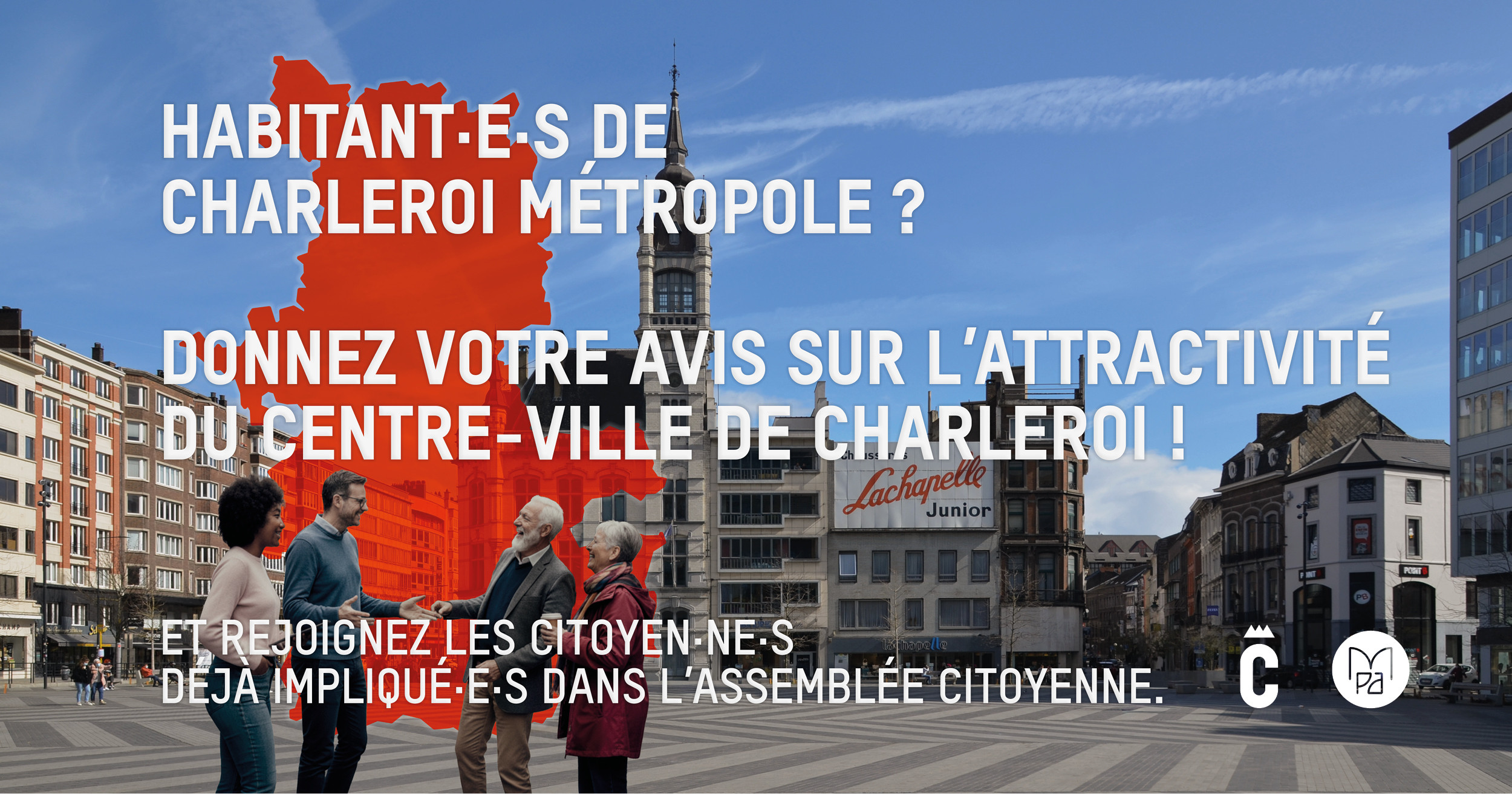 L'assemblée citoyenne de Charleroi recherche des habitants de Charleroi Métropole