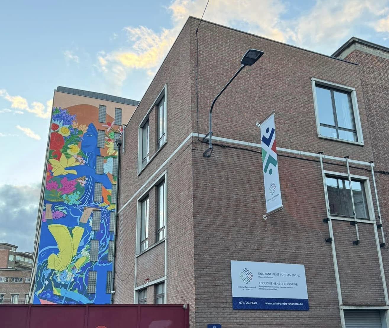 Charleroi : l'institut Saint André à manifesté hier à sa manière