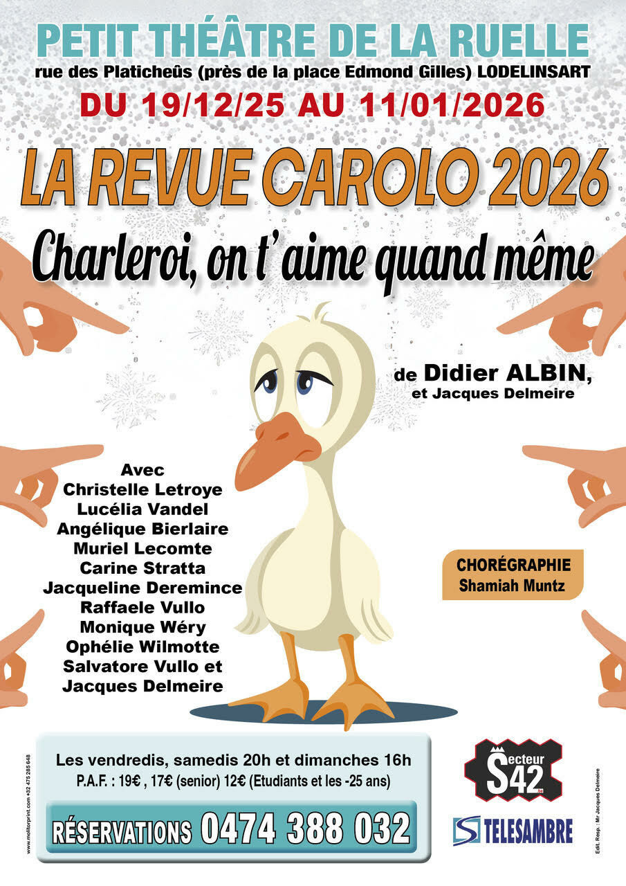 Le petit théâtre de la Ruelle: la Revue Carolo revient pour une 29e édition