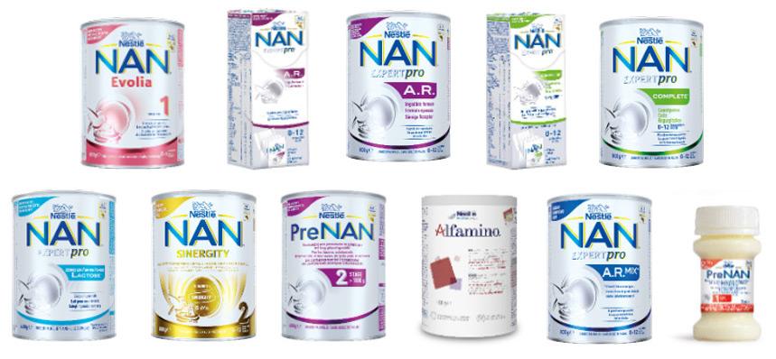 Nestlé procède à un rappel volontaire de laits pour bébés