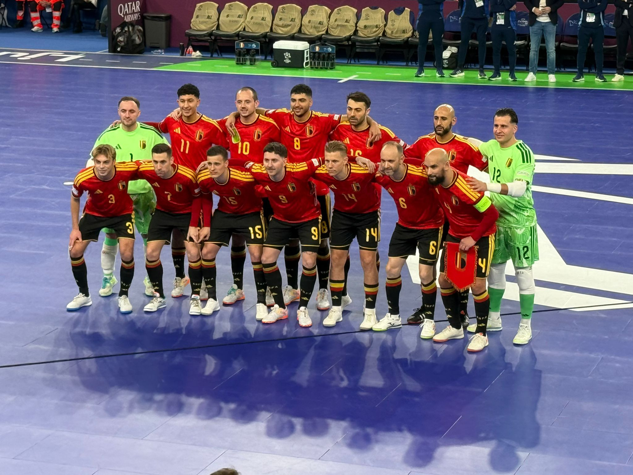 Euro de futsal : la Belgique s’incline 5‑4 face à la Slovénie