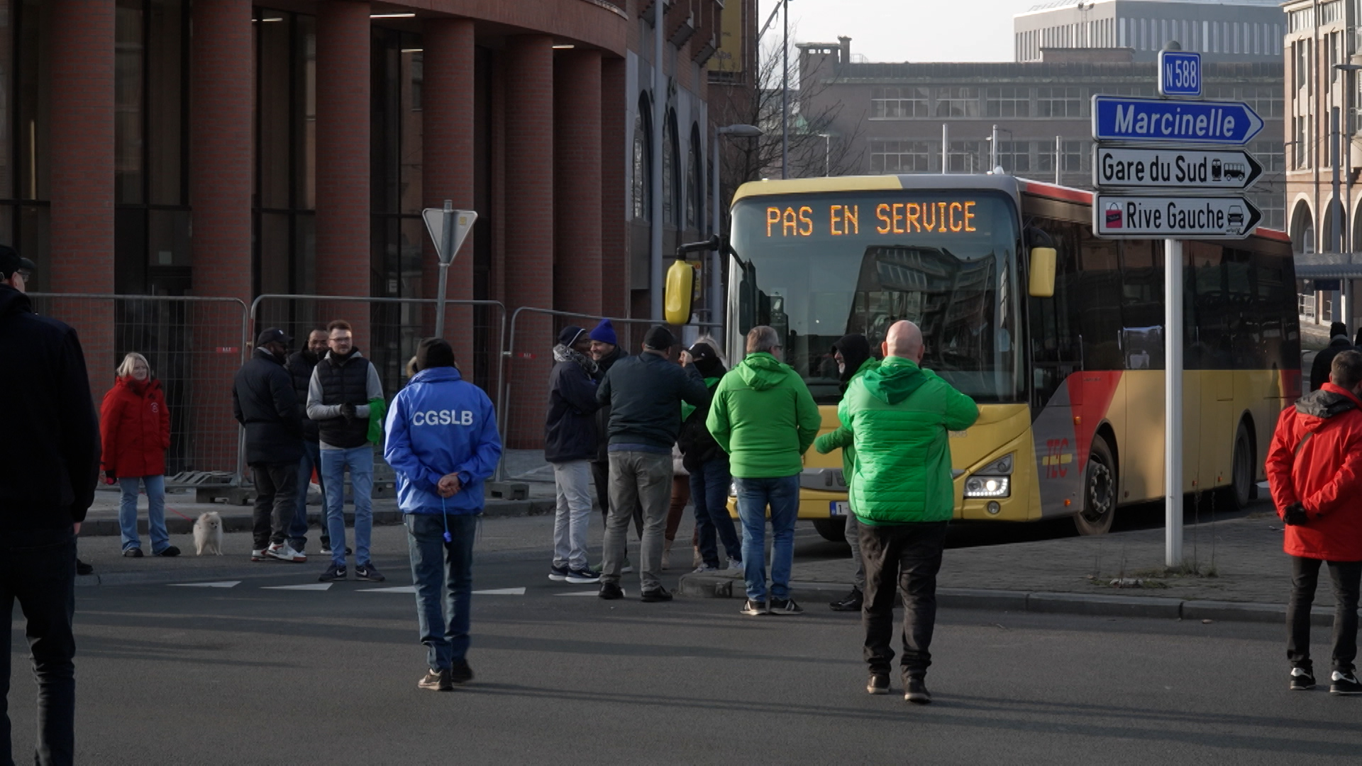 La grève du TEC se poursuivra la semaine prochaine notamment dans le Hainaut