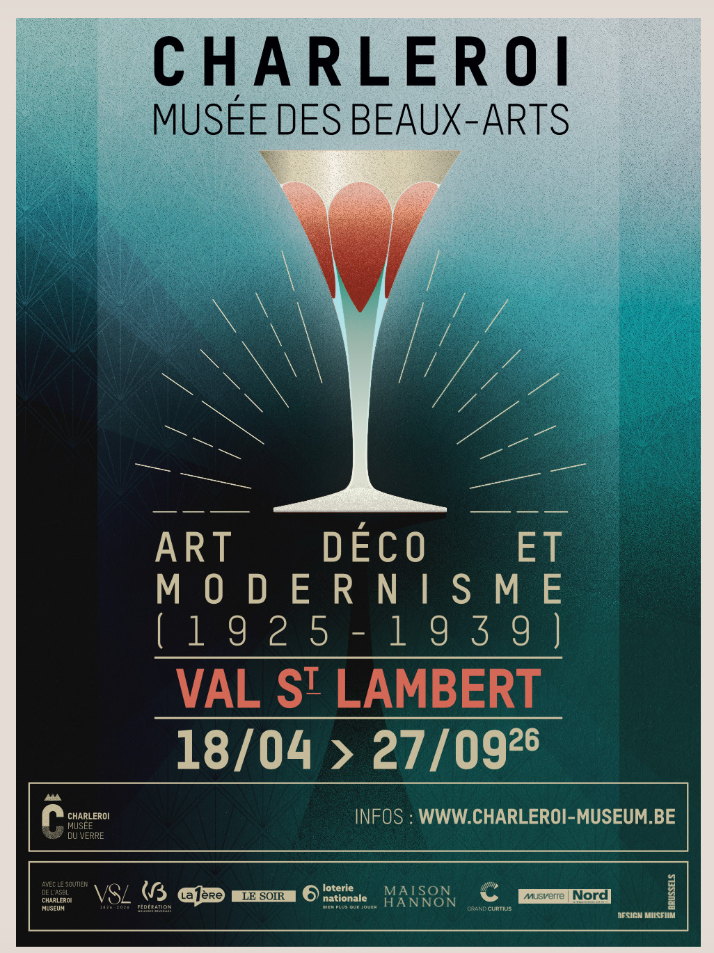 Charleroi accueille l'expo "Art Déco et modernisme au Val Saint-Lambert (1925-1939)"
