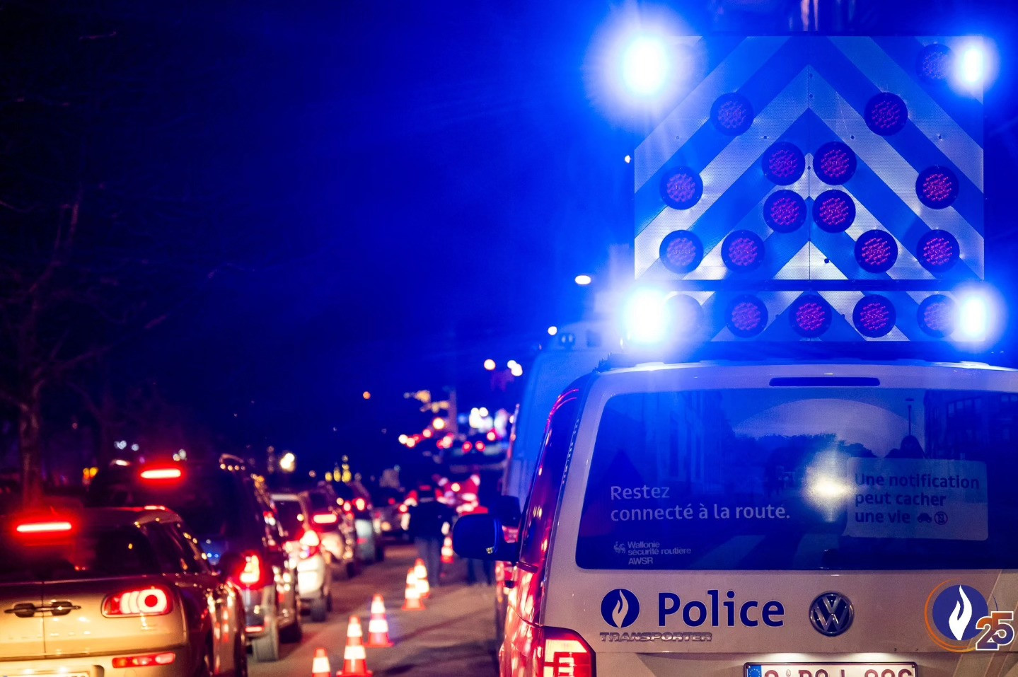Opération sécurité routière fructueuse ce lundi à Charleroi