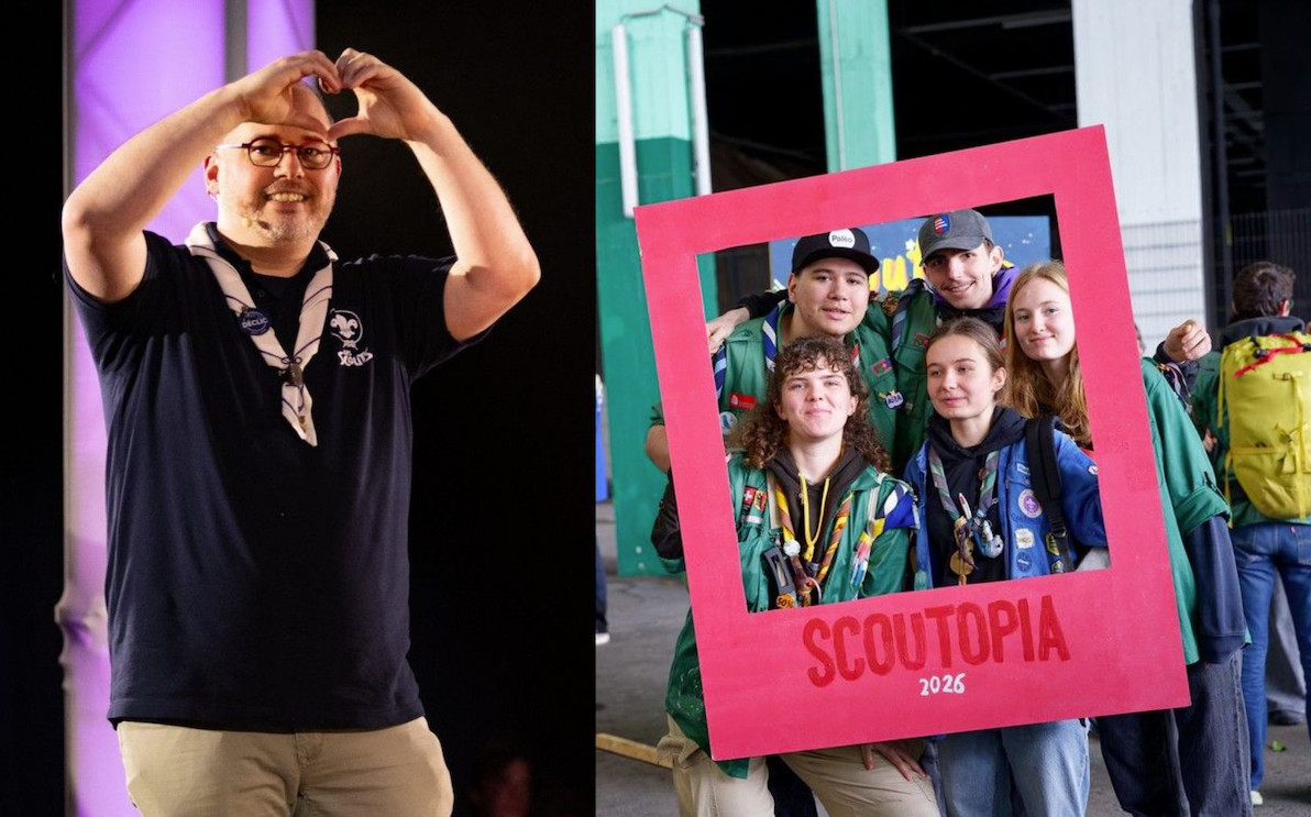 Le carolo Benjamin Visée réélu à la présidence de la fédération des Scouts