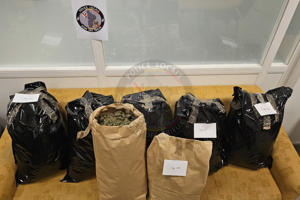 La zone de police des Trieux découvre plus de 20 kilos de cannabis!