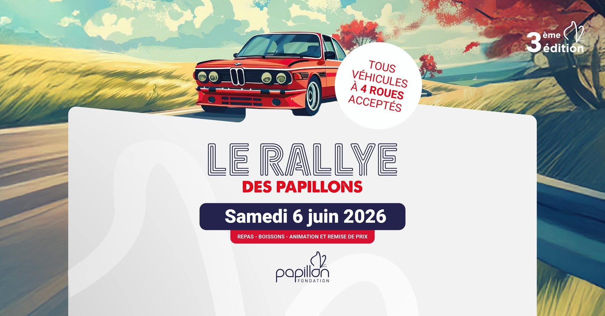 Solidarité : La 3ème édition du Rallye des Papillons arrive bientôt
