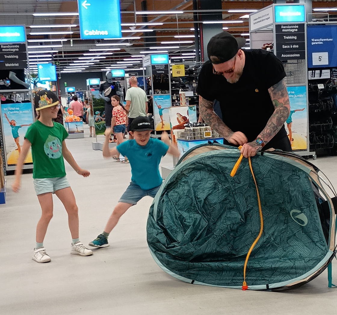 Championnat de Belgique de pliage de tente ce 13 juin