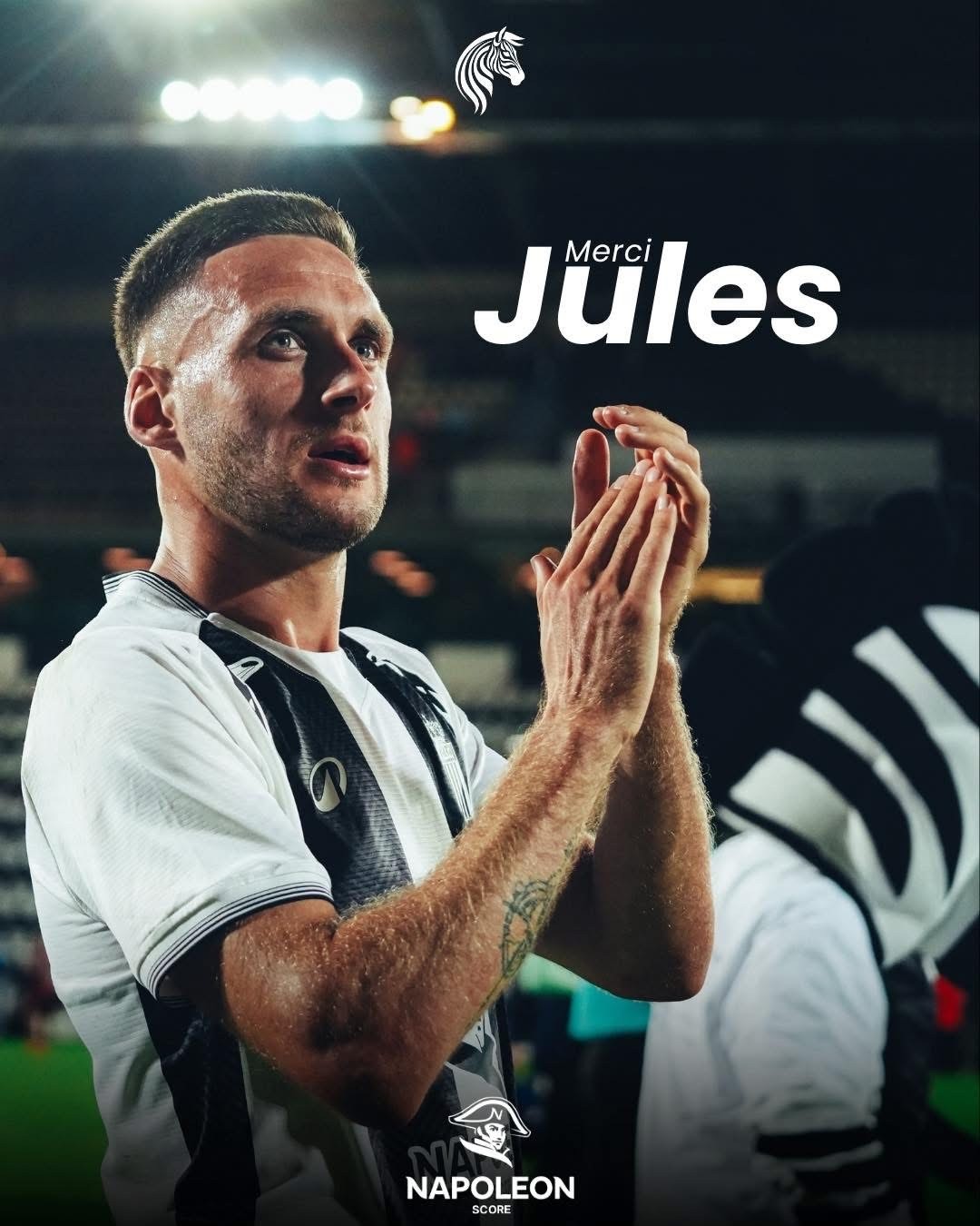 Le défenseur Jules Gaudin quitte le Sporting de Charleroi pour la Ligue 2 française