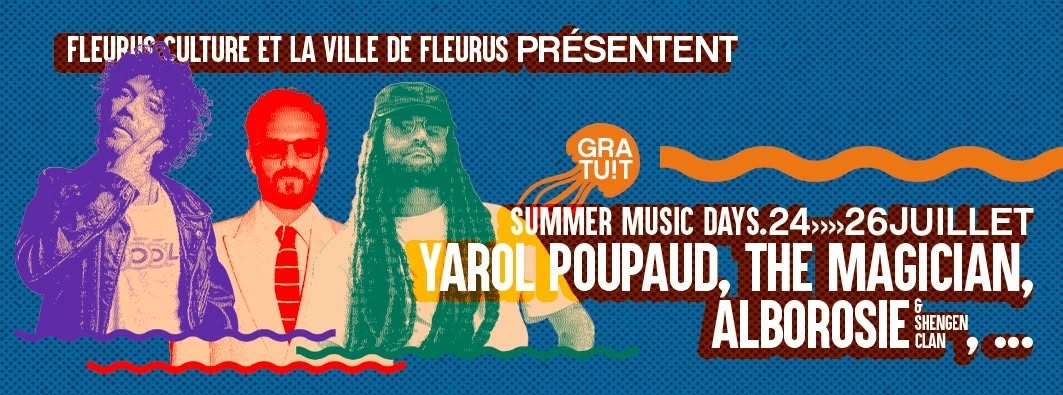 Summer Music Days les 24,25 et 26 juillet à Fleurus