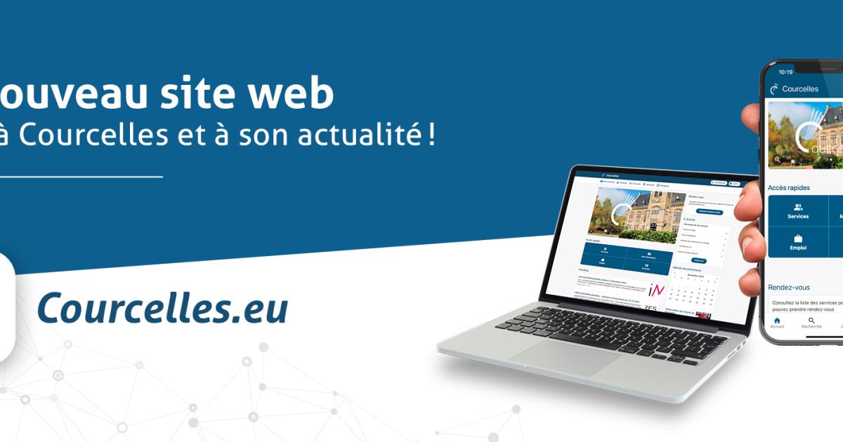 Courcelles continues its digital transformation by offering citizens a new website as well as a new electronic counter!
