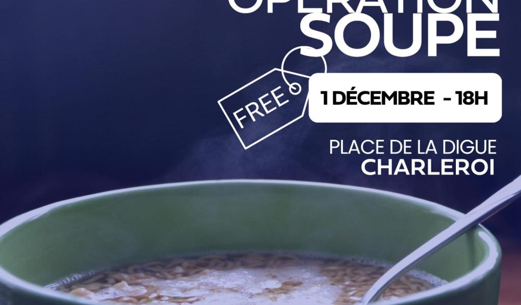 Les Jeunes MR de Charleroi relancent l'action "Soupe Solidaire"
