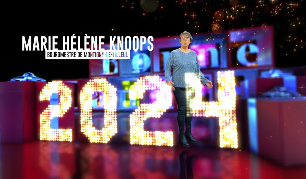 VOEUX 2024 : Marie-Hélène KNOOPS (Bourgmestre de Montigny-le-Tilleul)