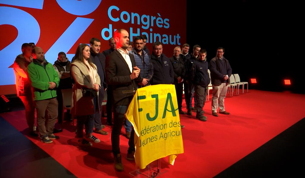 Charleroi : La Fédération des Jeunes Agriculteurs s'invite au congrès du PS et demande des engagements durables