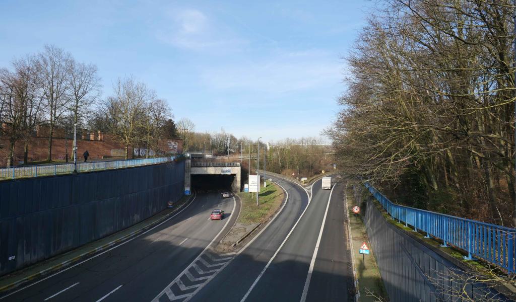 Différents chantiers en préparation pour le ring de Charleroi