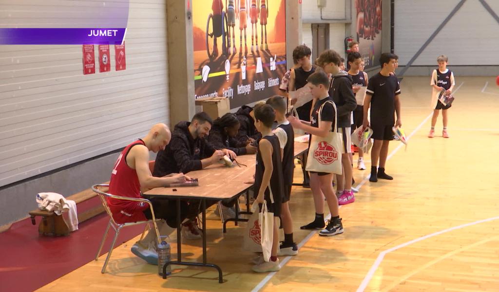 Les jeunes du Spirou Basket apprennent à marier sport et nutrition