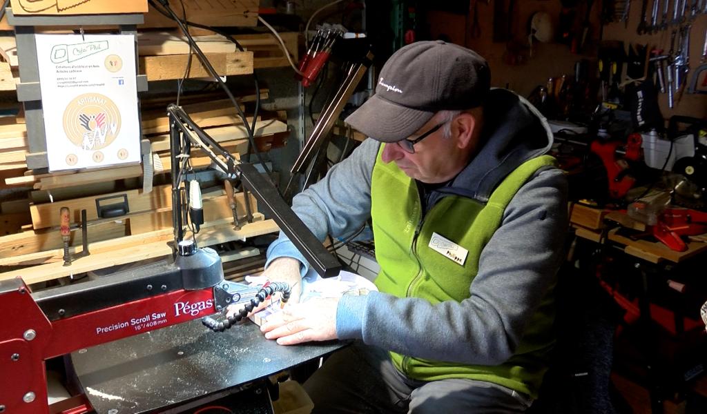 C Local : Journée de l'Artisan : rencontre avec Philippe Bernard, chantourneur