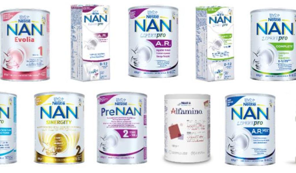 Nestlé procède à un rappel volontaire de laits pour bébés
