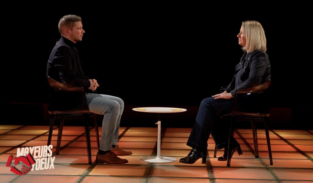 Mayeurs Voeux : Caroline Taquin (Courcelles) - Loïc D’Haeyer (Fleurus)