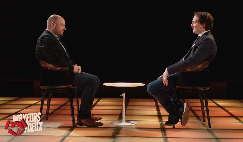 Mayeurs Voeux : Jean-Philippe Goffin (Merbes-le-Château) - Hadrien Polain (Anderlues)