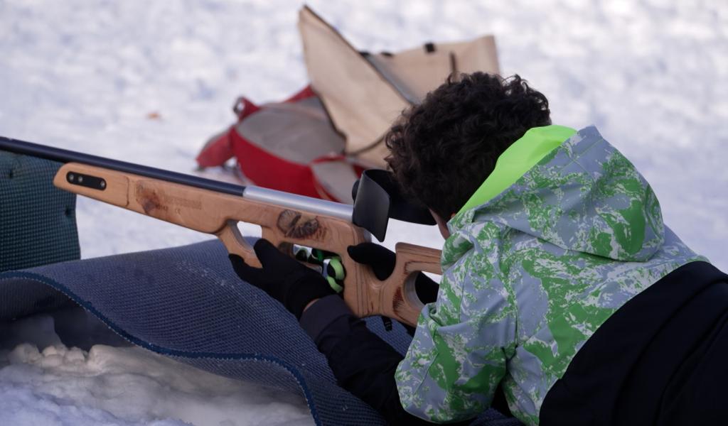 Marcinelle-en-Montagne: les élèves s'initient au biathlon