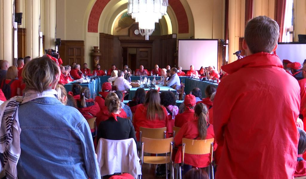 Les ouvriers communaux de la Ville de Charleroi sont en arrêt de travail !