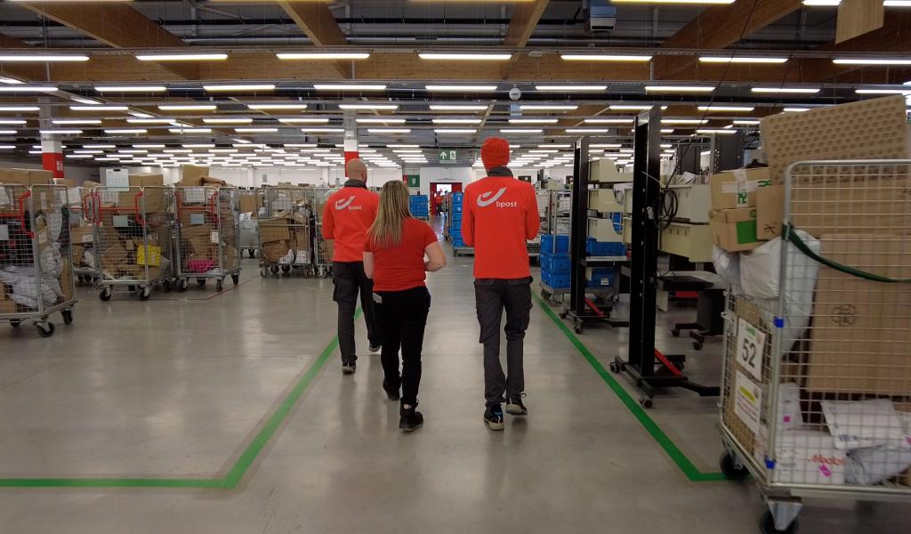 Découverte du nouveau centre de distribution Bpost à Jumet