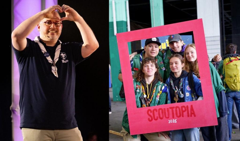 Le carolo Benjamin Visée réélu à la présidence de la fédération des Scouts