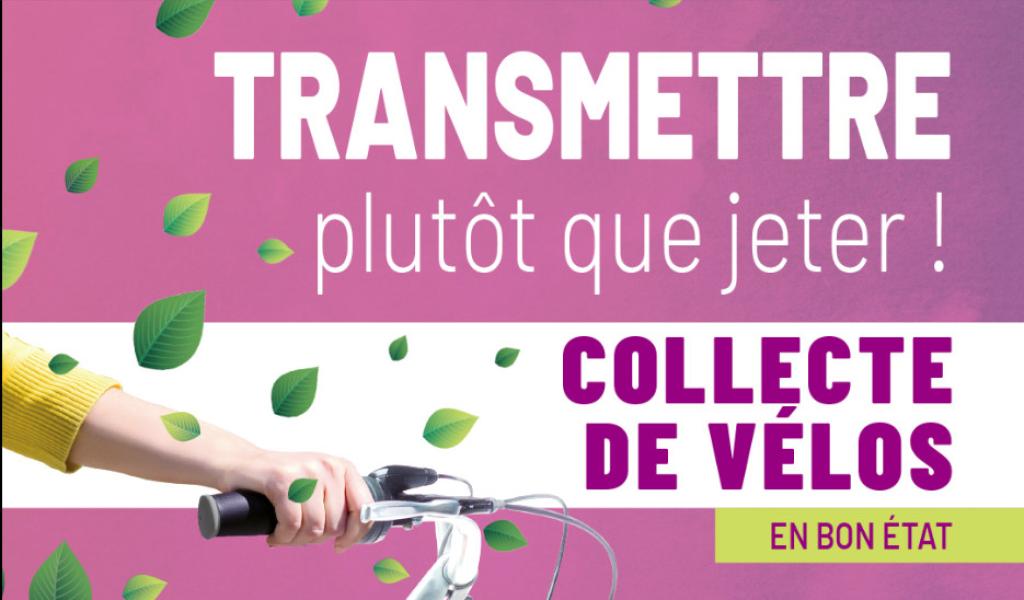 La traditionnelle collecte de vélos dans les recyparcs se déroulera le samedi 18 avril