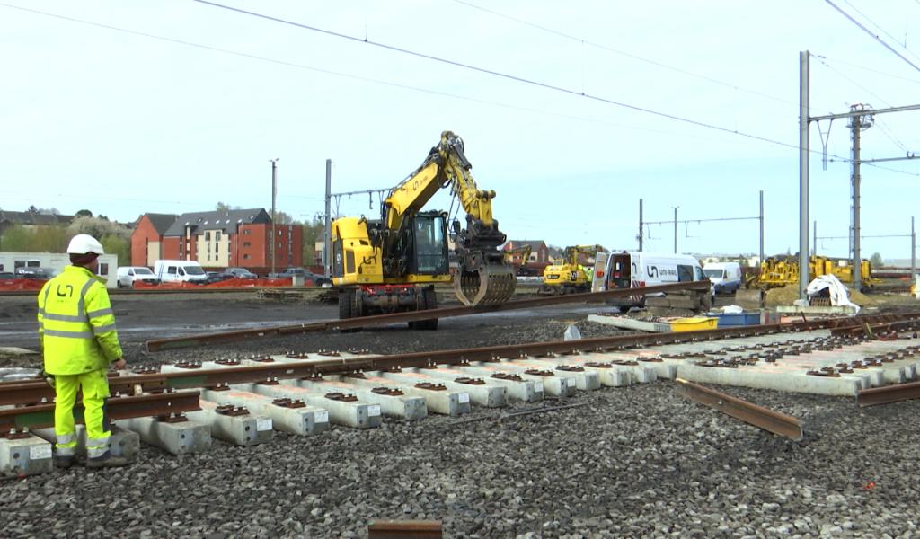 Le chantier de la gare de Luttre s'achèvera avec quelques mois d'avance !